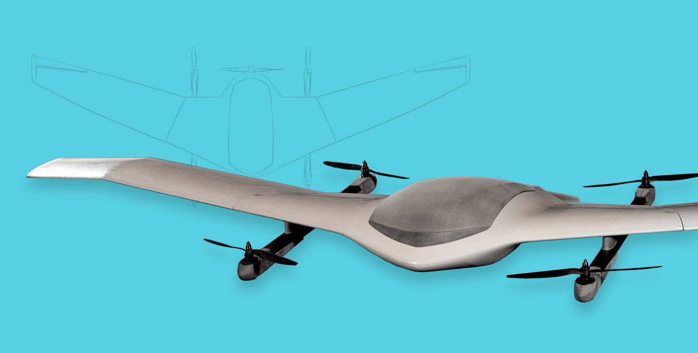 Deltaquad maakt groot formaat drones